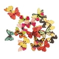 thumbnail image 1 of 100 piezas botones de mariposas de dibujos animados Billuyoard, 1 of 6