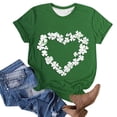 thumbnail image 7 of Levmjia Womens T Shirt St Patricks Day Short Sleeve Crew Neck Casual Versatile Top Soft Breathable Polyester Loose Fit Graphic Tee, 7 of 7