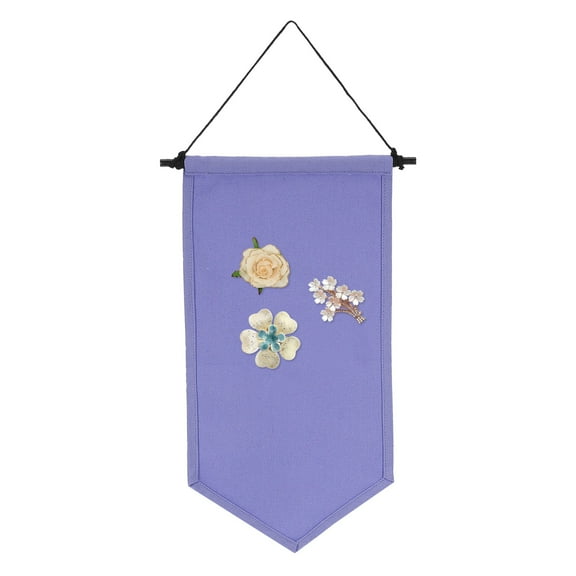 Uxcell Blank Canvas Banners, Pin Display Wall Banner for Home Decor, Light Purple