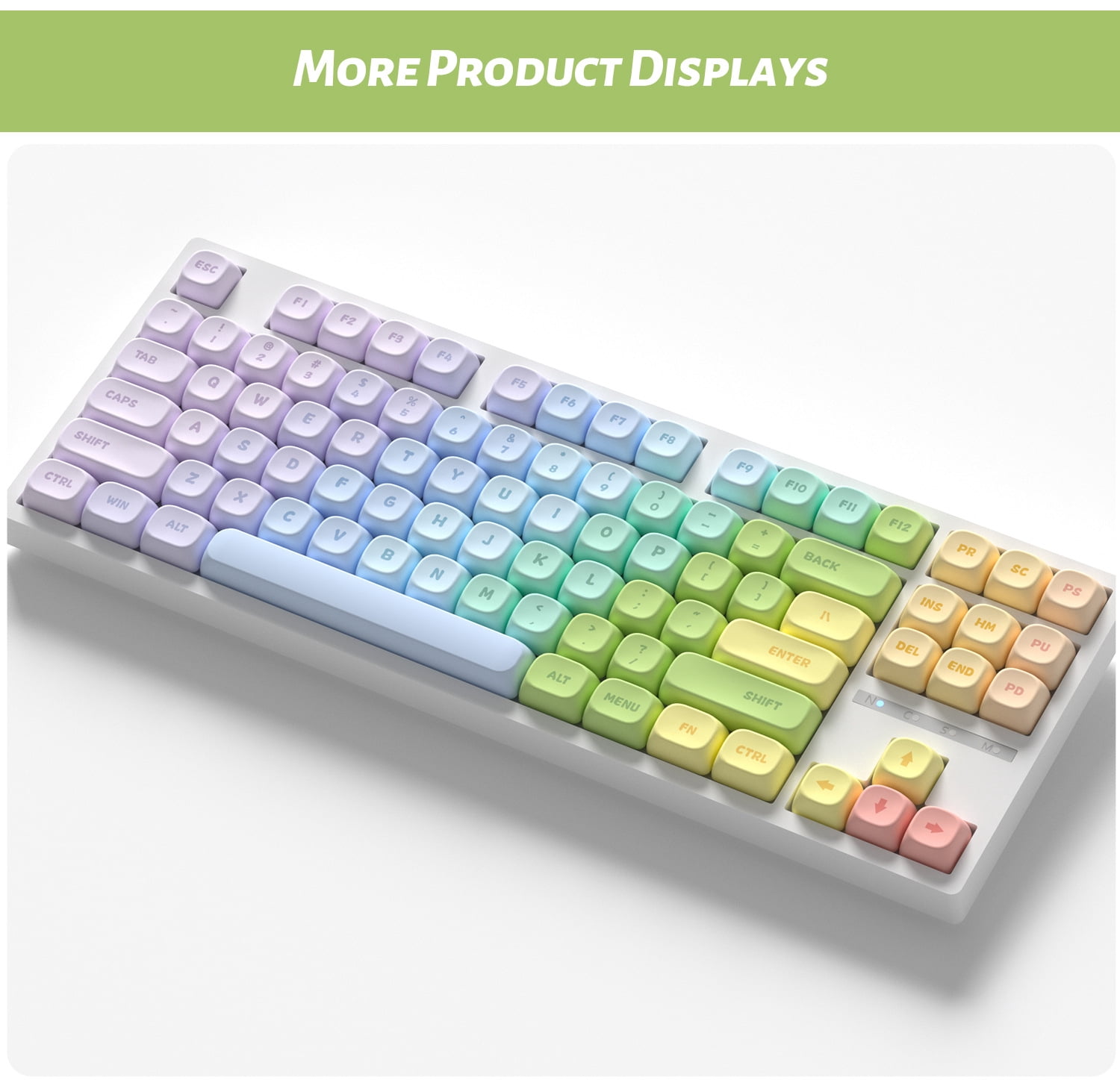 Candy House Keycaps 121 Keys PBT Material MOA Profile DYE-SUB For MX Switch Wooting Mechanical Keyboard Keycaps ISO ANSI Layout