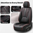 thumbnail image 4 of 2016 Honda FIT Single Car Seat Cover Universal Fit Auto Vehicle Seat Protector for Front Rear Left Right Seat, 4 of 9