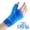 Blue, variant on Hot Cold Therapy Wrap for Wrist and Thumb, Reusable Gel Ice Pack Hand Glove for Swelling Recovery, Comfortable Support for Men Women
