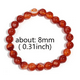 thumbnail image 4 of Pulsera Xyellar color Rojo Natural Unisex Pulseras Cuenta, 4 of 4