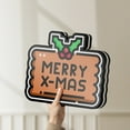 thumbnail image 6 of Merry Christmas 3D Novelty Light Box, Custom Text Option, Classic Ornament Holiday Light for Festive Decor (Height 24 inch, 60cm), 6 of 9