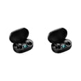 thumbnail image 3 of Cateissary Auriculares intrauditivos compatibles con Bluetooth con micrófono Negro 2Conjunto, 3 of 6