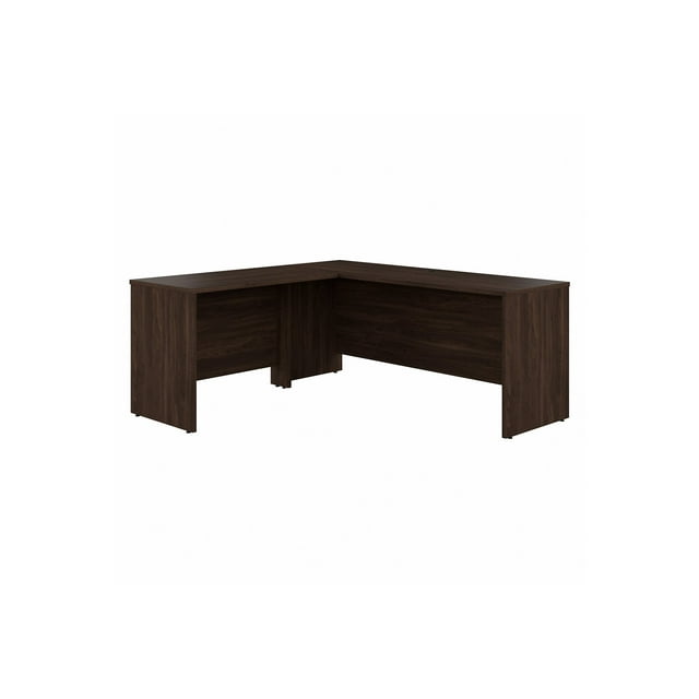 BBF Studio C - Receptionist desk - 2-piece - L-shaped - black walnut