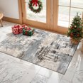 thumbnail image 4 of 2x3 Entryway Rug Bathroom Rugs for Front Door Bedroom Kitchen, Washable Vintage Print Carpet, Floor Mat with Non Slip Backing, 4 of 8