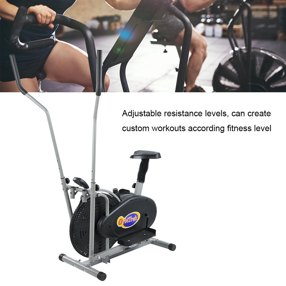 Philosophy Gym Elliptical Machine 2-in-1 Exercise Bike Cardio Cross Trainer 
