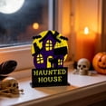 thumbnail image 5 of ShengapQ Halloween Wooden Tabletop Ornaments, Spooky Wooden Sign Decorations, Tiered Tray Decor, Halloween Party Scene Decor, Indoor Home Decorations, Festive Wood Accents, 5 of 8