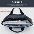 thumbnail image 3 of TSV 15.6 inch Laptop Shoulder Bag, Laptop Sleeve Case, Multi-Functional Waterproof Notebook Carrying Case with Strap Fit for MacBook Air/Pro Lenovo Acer Asus Dell Lenovo HP Samsung, 3 of 9