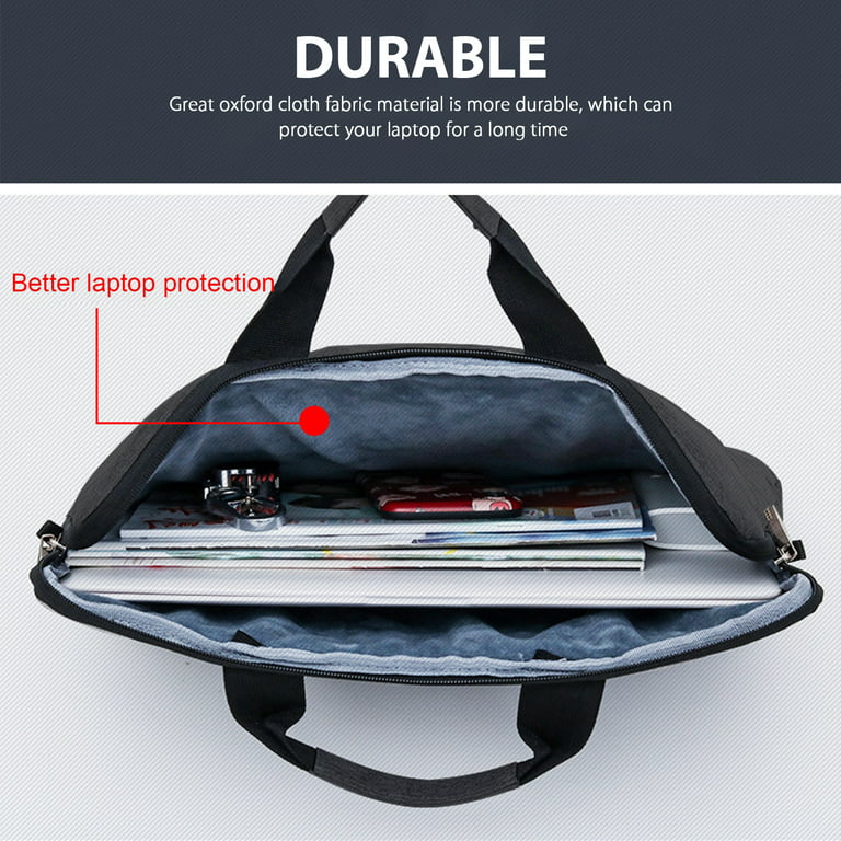 Ladies Laptop Tote Handbag | Woman's Mac Book Waterproof Handbag Case | Girls Laptop Bag with Accessories Bag | Premium Laptop Case Sleeve