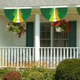 thumbnail image 4 of St Patrick Jour Fan Flag Polyester Vert 90 * 45 Cm de Haute Qualité Durable Plié, 4 of 5