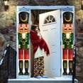 thumbnail image 5 of Nutcracker Christmas Decorations - Outdoor Christmas Decoration Nutcracker Banners - Life Size Christmas Nutcracker Soldier Banners for The Home Wall Fireplace Front Porch Garage Door 72 X 12 Inch, 5 of 8