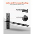 thumbnail image 6 of Heavy Duty 18 Inch Shelf Brackets, 2 Pack 457.2 mm Floating Shelf Hardware for Wall Mounting, 6 of 11