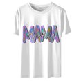 thumbnail image 4 of Camiseta informal para mujer, blusa estampada con cuello redondo y manga corta, Tops OAVQHLG3B Store  lin121212, 4 of 4