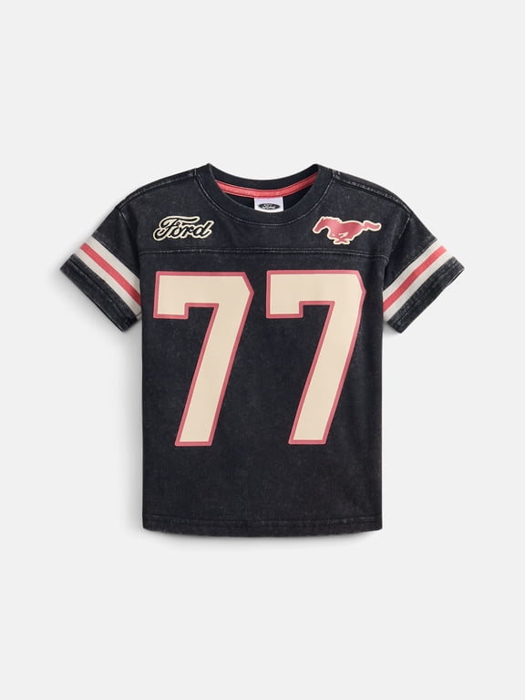 Mustang Toddler Boys Washed Graphic Tee with Short Sleeves, Sizes 12M-5T