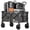 550磅, variant on Large-capacity folding camping and gardening cart. All-terrain wheels and extra-large cargo space. Ideal for camping, picnics, gardening, and market shopping; reinforced frame structure combines dur