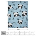 thumbnail image 4 of COMIO Panda Blanket for Women Girls Soft Cozy Panda Animal Stuff Decor Throw Blanket Plush Warm Panda  Flannel Gifts Blankets for Adults Kids, 4 of 6