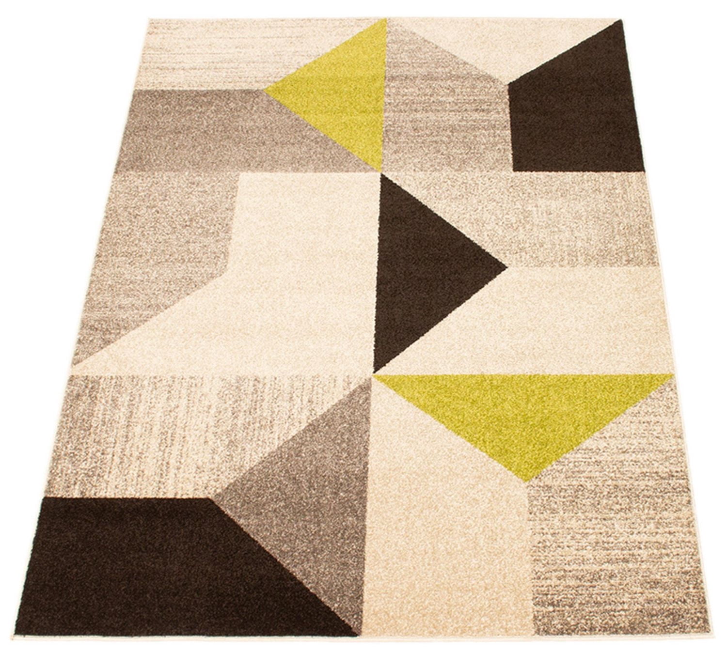 Tapis d'Interieur ECARPET Géométrique, pour Chambre à Coucher et Salon Collection Harlow