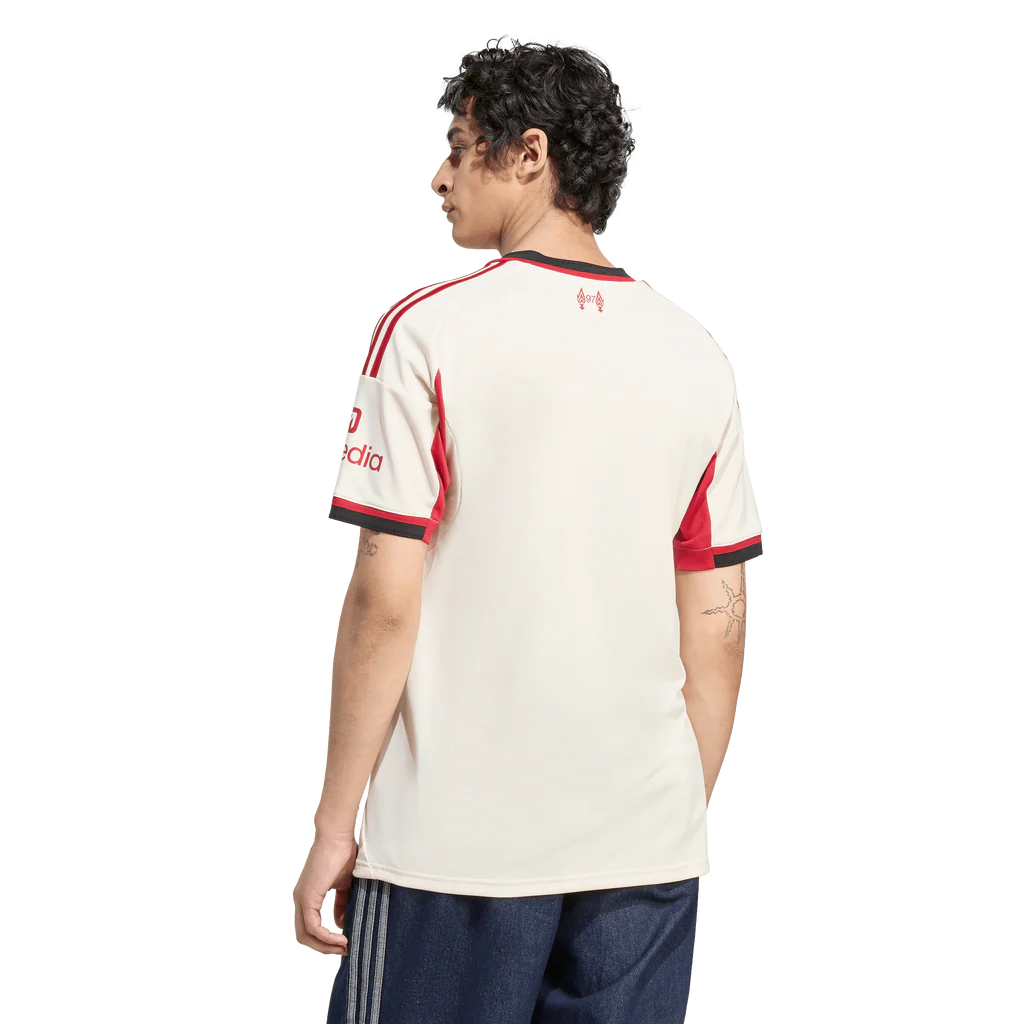Adidas Liverpool FC Away Men's Long Sleeve Soccer Jersey Red photo 4