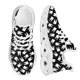 thumbnail image 1 of Zapatillas deportivas blancas y negras para mujer, ligeras, informales, para caminar, 1 of 6