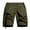 Army Green, variant on GaThRRgYP Cargo Shorts for Men,Men's Casual Pure Color Outdoors Pocket Beach Work Trouser Cargo Shorts Pant