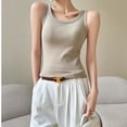 thumbnail image 3 of KYAIGUO Womens Spring Summer Spaghetti Strap Camisole Halter Tops Sleeveless Tank Tees Shirts S-3XL, 3 of 9