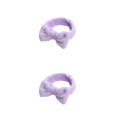 thumbnail image 1 of Sonducket Banda para la cabeza de terciopelo Coral bonito decorativo elegante reemplazo de lazo maquillaje de cara mujeres diadema regalo de Púrpura 2Conjunto, 1 of 6