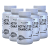 Activated Charcoal - 2600 mg Highly Absorbent - Gas & Bloating - Detox Supplement - Derived from Coconut Shells - Hallusa Natural - 300 Capsules