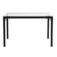 thumbnail image 4 of Mesa de Comedor Rectangular de 120x60cm - Para 4-6 Personas, Con Tablero de Vidrio Templado HOMEMAKE FURNITURE  Moderno Minimalista, 4 of 6