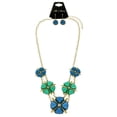 thumbnail image 2 of Mi Amore Necklace-Earring-Set Blue/Green, 2 of 3