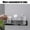 V, variant on Upgraded No Drill Bathroom Wall Shelf Rectangular Metal Storage Rack Multipurpose Organizer For Toiletries Shower Kitchen Space Saving W