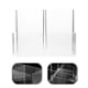 thumbnail image 5 of GOOHOCHY Soportes acrílicos de acrílico Soporte de cepillo de maquillaje Desk Soporte de lápiz de lápiz Papencerio de almacenamiento de almacenamiento, 5 of 8