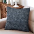 thumbnail image 4 of 20x20 Inch Throw Pillow Covers with Geometric Stripe Design | Set of 2 | Linen Square Cushion Cases | Ideal for Home Decor & Outdoor Use, 4 of 7