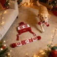 thumbnail image 2 of Winter Knitted Hat and Scarf Set for Dogs Cozy Pet Accessory Cap with Matching Neck Warmer, 2 of 6