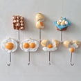 thumbnail image 2 of UDIYO Lovely Egg Shaped Viscose Hook Kitchen Hanger Storage Holder Household Organizer, 2 of 7