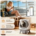 thumbnail image 4 of Furmax Automatic Self-Cleaning Cat Litter Box, Smart APP Control & Hands-Free Operation for Multiple Cats, All-Inclusive Bundle with Mat & Waste Bags, 4 of 7