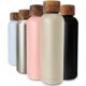 thumbnail image 1 of Botella de agua isotérmica 500ml en acero inoxidable con tapón de madera de acacia, botella isotérmica de acero inoxidable de 0,5l, mantiene el frío durante 29h, el calor durante 14h, Reutilizable, a prueba de fugas para bebidas carbonatadas ACTIVE Biensenido a ACTIVE, 1 of 5