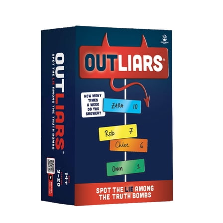 Outliars Party Card Game for Ages 14 , from Asmodee