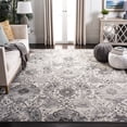 thumbnail image 3 of Safavieh Madison Belle Vintage Boho Paisley Rug Cream/Silver 8' x 8' Round Floral & Botanical 8' Round Indoor Living Room, Bedroom, Dining Room Round, 3 of 6