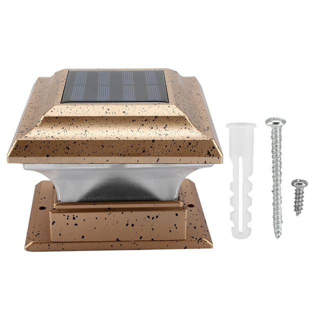 Lámpara de seguridad para jardín exterior con energía solar: luz blanca brillante e impermeable