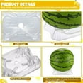 thumbnail image 7 of Hyasfey 20 Pcs Melon Cradle Stackable Fruit Support Reusable Watermelon Stand Fruit Cradle Prevent Ground Rot for Cantaloupe Strawberry, 7 of 7