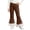 Brown, variant on Rvasteizo Girls Flare Pants Cotton Fabric Lace Hem Outdoor Casual Long Pants for Kids 1-11Y 6 Years