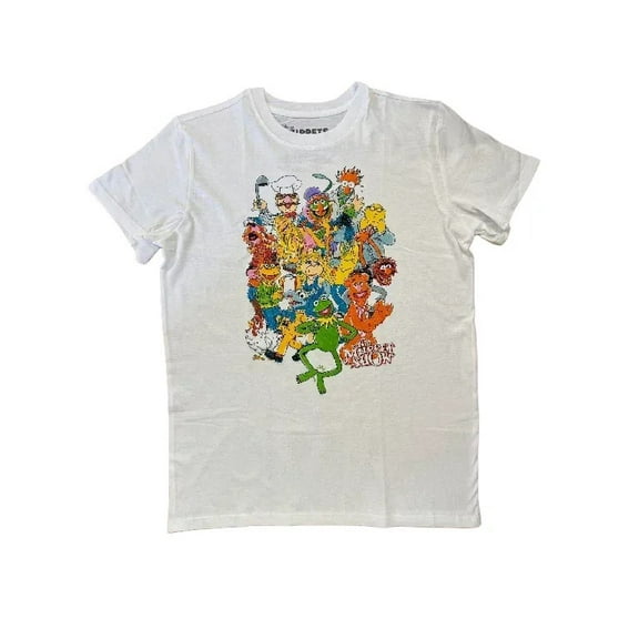 Disney The Muppets Men's White Graphic T-Shirt (XS)
