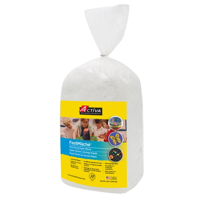 Paper Mâché Activa FastMâché, secado rápido, 1,81 kg, acabado pesado
