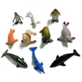 thumbnail image 3 of Doitem Paquete De 50 Mini Figuras De Animales Marinos De Vinilo De Plástico Surtido Juego De Juguetes Figura De Vida Realista Bajo El Mar Regalo De Baño Para Niños Educativo Fiesta Infantil Pastel Cup, 3 of 5