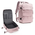 thumbnail image 1 of Mochila de viaje coowoz Large-L impermeable para mujer/hombre rosa, 1 of 7