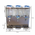 thumbnail image 2 of Dispensador, Enfriador de aguas triple 18 Lt c/u Girochef dispensador de aguas triple, 2 of 3