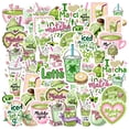 thumbnail image 3 of 35pcs Cute Stationery Stickers Matcha Drink Stickers Cafe Kids Stickers  for Luggage Laptop Suitcase, 3 of 9