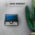 thumbnail image 3 of Home Zone Security Motion Sensor Outdoor Light - Solar Light Outdoor Dual Lighting Mode Wall Mounted Accent and Flood Light, 2-Pack, 3 of 8